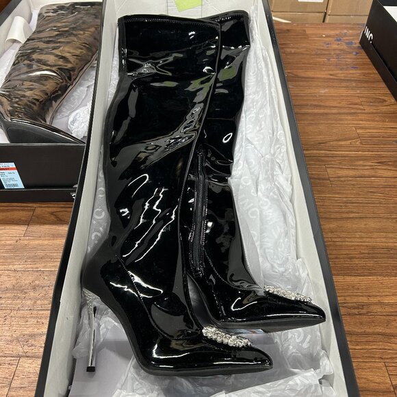 I.N.C. THIGH HIGH HEELED BOOTS - Picture 1 of 1